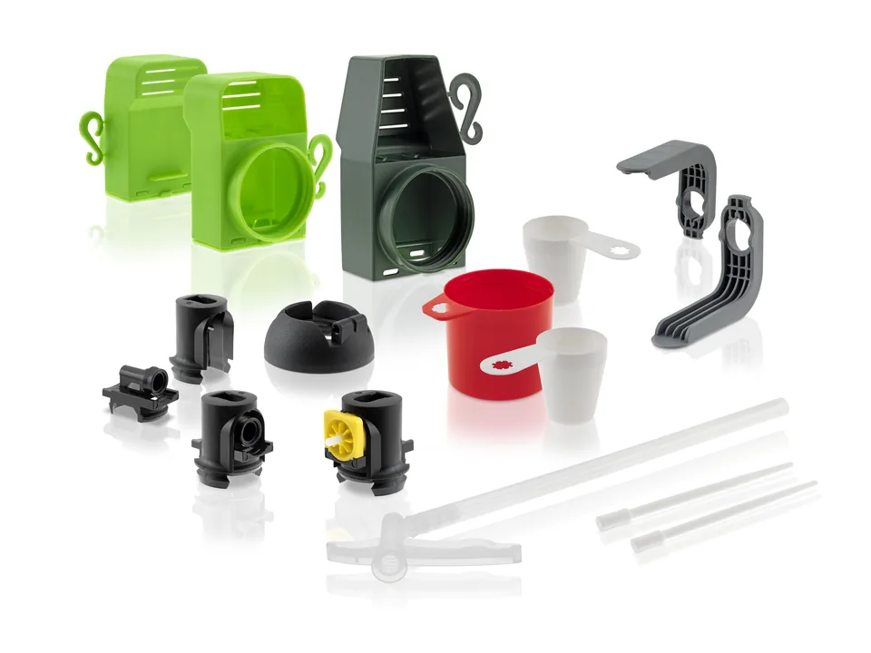 Kunststoffprodukte von KTH Yildiz: Aktuatoren, Sprühköpfe, Adapter und Kappen
